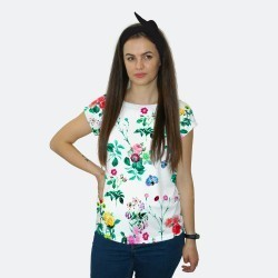 Bluzka typu T-shirt: kwiaty...